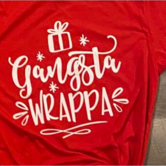 Gangsta Wrapper Unisex Tee - Picture 2 of 4